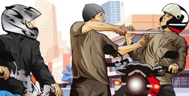 Ilustrasi begal. [Istimewa]